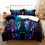 Fortnite Voodipesu Komplekt Tekikate 3D Prinditud Magamistoa Voodikate Voodipesu 2/3tk Anime Multikas Toa Kaunistus Laste J&otilde;ulukink US Twin(172*218cm)3pcs