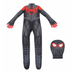 Anime Laste Cosplay Kost&uuml;&uuml;mid Miles Morales Spider-Man Jumpsuit Meestele Naistele Superkangelane Halloween Tihedalt Liibuv R&otilde;ivas 100
