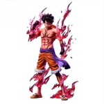 One Piece anime lisatarvikud figuurid, voolava kirsipuu Luffy seisvad mudelid, figuurid, kodu t&ouml;&ouml;laua kaunistused brown