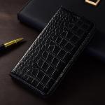 Krokodilli naturaalsest nahast klapp&uuml;mbris Xiaomi Poco X3 X4 X5 X6 X7 F1 F5 F6 F7 M3 M4 M5 M5S M6 M7 Plus GT Pro ultra jaoks Poco M3 Pro 4G 5G&Genuine Leather