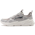 Li Ning Firefly Textile, Synthetic Leather Slip Resistant And Breathable Low top Casual Shoes Men's Gray AGCT387-2 41