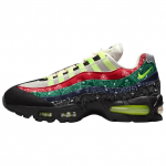 Nike Air Max 95 OG Big Bubble - Paisley Neon Meeste tossud Must Valge Volt-University-Punane-Sport-Roheline-Must-Kesk&ouml;&ouml;sinine IQ0620-100 44