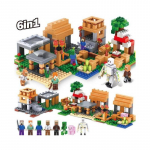 Illageri r&uuml;&uuml;stamine K&uuml;la ehituskomplekt Minecraft Minu Maailm Seeria M&auml;nguasjad