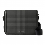 Burberry reguleeritava &otilde;larihmaga magnetpandlaga ruudumustriline nahast puuvillast pol&uuml;uretaanist &otilde;la-crossbody kott Meeste kotid s&ouml;ehall 80721731 Basic Set (Bag+Dust Bag)