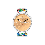 SWATCH Unisex 47mm Valge k&auml;ekell Bape-Swatch-20003 White