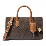 Michael Kors Mk Scarlett Logo Luku V&otilde;lu Nahast &Otilde;la Crossbody K&auml;ekott Mini Naiste k&auml;ekott Tume-Pruun 32F4GETC0B-BRN-ACORN Basic Set (Bag+Dust Bag)