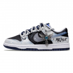 Nike Dunk Low Wheel Of Star Eyes Kulumiskindel Libisemiskindel Madal K&uuml;ljega T&otilde;mmatav Lauatennise Kingad Meeste Must Sinine Hall FQ8826-100(Team365-) 40.5