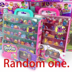 Shopkins Hooaja Pimekast Ostlemise P&auml;kapiku Komplekt M&auml;nguasi Supermarketi K&ouml;&ouml;gi Stseen Nukumaja Miniatuur T&uuml;druk Laste S&uuml;nnip&auml;evakingitus 1/2/3 s Juhuslik Trendikas M&uuml;steerium