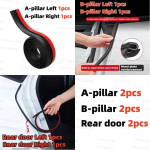 BMW autouste tihendiriba Kummist Kahekihiline Tihenduskaitse Heliisolatsiooniriba Tolmukindel Tihendiriba Dashboard 1pc gray