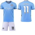2024-25 Man City kodus&auml;rk #9 Haaland #17 De Bruyne Jalgpallis&auml;rgid 26 gray