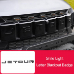 Jetour T2 i-DM Ich - X K3 Auto Embleemi Mustaks Muutev Kleebis Iluv&otilde;re Valgus T&auml;he M&auml;rk Must S&otilde;dalane Mat must Embleemi Tarvikud