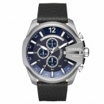 Diesel DZ4423 Mega Chief Merev&auml;esinine sihver Kronograaf Meeste k&auml;ekell 51mm must