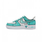 Nike Air Force 1 Air Force 1 Kunstnahast Veekindel Ja Kulumiskindel Madala s&auml;&auml;rega Rula Kingad Meeste Puhtvalge CW2288-111(Team240- ) 45