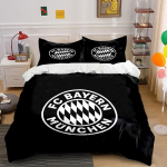FC Bayern M&uuml;ncheni logo. Voodipesukomplektid Tekikotikomplektid Tekikotid Padjap&uuml;&uuml;rid(1 * Tekikott 2 * Padjap&uuml;&uuml;ri, ilma tekita) 135x200cm
