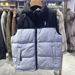 Uue stiiliga meeste p&uuml;stkraega p&uuml;stjakk, talvine trendikas br&auml;nd, kerge luksus, lai l&otilde;ige, soe varrukateta jakk Blue(110681) 4XL black