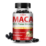 Maca juure toidulisand, koos Tongkat Ali pulbri, mustapiprapulbriga, 120 pehmet kapslit 120 Capsules gray