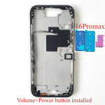 iPhone 16 Pro Max Keskraam Raam Helitugevuse Toitekaabli ja K&uuml;lgklahvidega &Scaron;assii Remondiosad No Camera Button k&otilde;rbe