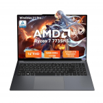 Blackview GamiBook 6 S&uuml;learvuti 16-tolline 16GB 512GB AMD Ryzen&trade; 7 7735HS 8 s&uuml;damikku16 l&otilde;imega Windows11 Pro S&uuml;learvuti hall