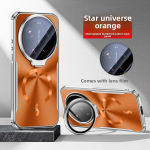 Kaitsekate Xiaomi Mi 17 Ultra jaoks, k&otilde;va, magnetiline, MagSafe, objektiivi hoidikuga, kaitsev tagakaas, korpus Xiaomi Mi17 Ultra telefoni jaoks Xiaomi 17 Ultra oranž