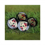 4TK 65mm Veljekate Keskembleem Ratta Keskkatte M&auml;rk Embleem Porsche Boxster Cayenne Panamera Macan Cayman 911 918 996 917 991 jaoks