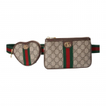 Gucci v&ouml;&ouml;kotid Ophidia klassikaline k&otilde;ik-&uuml;hes mustriga vana lilleline kuldne sildilogo triibuline lint t&otilde;mblukuga kinnitus nahast viimistlus armastuse m&uuml;ndikott kuld