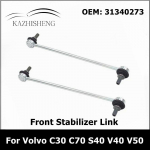 2 tk Eesmise stabilisaatori p&uuml;sttala &uuml;hendusvarras VOLVO C30 C70 S40 V40 V50 Ford Focus MK2 MK3 31340273 8623576 jaoks