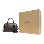 COACH Rowan K&auml;ekotid Gift Box Set (Basic Set + Yellow Gift Box) tumepruun v&auml;rv