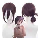 Anime Cosplay Parukas, Reze Lilla Madal Krunn L&uuml;hikesed Juuksed K&otilde;rge Temperatuuriga Kiud S&uuml;nteetiline Juuksepikendus