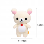 Multikas Palusm&auml;nguasi Rilakkuma Palusm&auml;nguasjad Palusnukk Pehme karu M&auml;nguasjad Kawaii Toakujundus Kaisukaru Palusm&auml;nguasjad Armas Paar Karu Lastekingitus