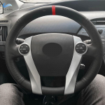 Toyota Prius 30 XW30 2009 2010 2011 2012 2013 2014 2015 Prius C US 12-17 auto roolikatte perforeeritud nahksisustus jaoks A