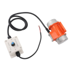 12V Vibratsioonimootor Alumiiniumisulam 4000 p/min Reguleeritav kiirus Harjadeta DC Betoonivibraator Seadmetele 30W