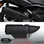 Yamaha XMAX300 18-23 Summuti Soojuskaitse & Tagumine Kate Exhaust hood + heat insulation cotton black