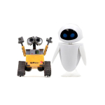Uus saabus Wall-E Robot Wall E Eve PVC tegevuskuju kollektsioonimudel M&auml;nguasjad NUKUD Karbiga