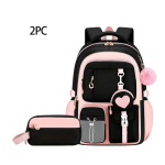 Koolikotid teismelistele t&uuml;drukutele Komplekt Koolikott Kawaii Algkool 3tk G&uuml;mnaasiumikott Laste reisirucksack white