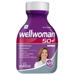 Wellwoman 50+ Multivitamiinitabletid naistele alates 50. eluaastast (2-kuuline pakk) | 26 Mikrotoitainet alfa-lipohappe, L-karnitiini ja koens&uuml;&uuml;mi Q-ga