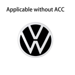 1 tk Originaal Asendust&uuml;&uuml;p Auto Tagaluugi Embleemid Kaane Embleem Eesmine/Tagumine Logo VW T-ROC POLO Arten Golf 8 jaoks (MK8) 21-23 Stiil HJ3 1pc&For ID3