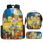 The Simpsons Laste Seljakoti Komplekt Koolikott &Otilde;lakott Pennikarp 3-osaline Multikas Armas Mood Poistele T&uuml;drukutele Kingitused Three piece set