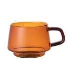 KINTO SEPIA tass 270ml Merevaik Kuumakindel klaas Mikrolaineahju/n&otilde;udepesumasina kindel Kingitus Present 21740 orange