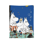 MOOMINID Kesktalvine Tekk Villane Naljakas Soe Visketekk Voodipesuks Lounge'iks Kevad S&uuml;gis 75x100cm (30x40inch)