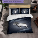 Derby County teemaline voodipesu 3-osaline tekikottide komplekt Dekoratiivne voodipesu teismeliste toa jaoks Kodu kaunistamine 135cm*200cm