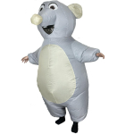 T&auml;ispuhutav hiirekost&uuml;&uuml;m t&auml;iskasvanutele Puhutav hiire rotist Cosplay kost&uuml;&uuml;m Naljakas Halloweeni peo karnevali Cosplay kost&uuml;&uuml;m Audl(150-190cm) beež