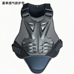 Mootorratta E-ratturi Kaitseriiete Komplekt T&auml;iskasvanutele Rindkere, K&auml;te, V&ouml;&ouml;rihma Polsterdus L&ouml;&ouml;ke Summutava Vahtplastiga PP Kest L Armor Suit, Fits Height 155-170cm gray