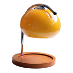 K&uuml;&uuml;nalde soojenduslamp, h&auml;mardatav, retro, dekoratiivne, aroomiteraapia, k&uuml;&uuml;nlasulatuslamp, magamistoa, kabineti jaoks, &uuml;mmargune alus orange