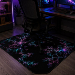 VIKAMA Kosmiline keeris Valgusrada M&auml;nguvaip libisemiskindel m&uuml;ravastane toolikaitse p&otilde;randamatt E-spordi &Otilde;ppetoa Dekoor 80cm x 120cm