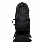 Longboardi kott Veekindel seljakott Kandekotid Peegeldavad ribad &ouml;iseks s&otilde;iduks Black 90x39x3cm black