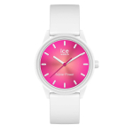 Volitatud edasim&uuml;&uuml;ja Kell 019031 P&auml;ikeseenergial t&ouml;&ouml;tav Korallriff V&auml;ike silikoonrihm [Ice-Watch] Ice-Watch Naiste pink