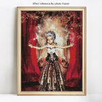 Teemanttikandid T&uuml;drukute teemantmaal &uuml;mmarguste kividega Fairy Diamond 20X30