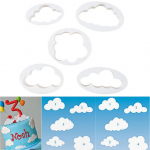 ophiuchus 5 tk Pilvekujuline kolbl&otilde;ikur Fondant Hallitus Sugarcraft kookide kaunistamiseks