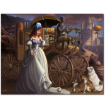 Isetegija 5D teemantmaaling Steampunk k&auml;sitsi valmistatud ristpistes komplektid teemanttikandiga kivid 20X30CM