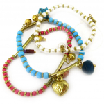 Les Tr&eacute;sors De Lily [K6555] - Bracelet cr&eacute;ateur 'Kilimanjaro' multicolore mitmev&auml;rviline